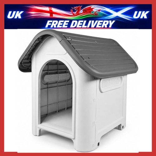 Plastic dog kennel house - kennel,