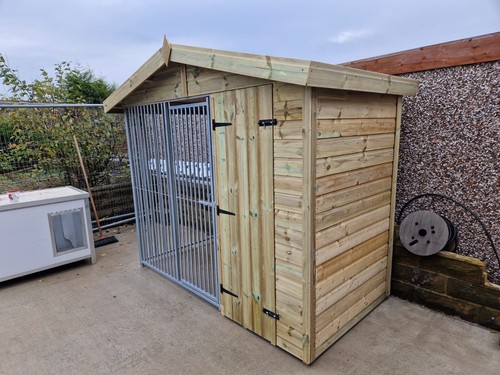 Single dog kennel 8x4ft - dog,