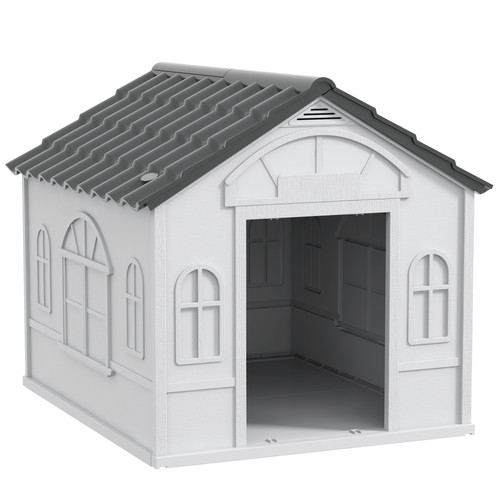 Weather resistant dog - dog, house