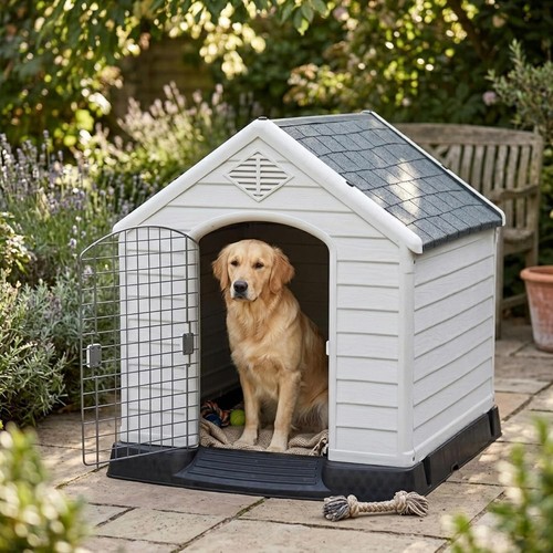 Dog house weatherproof pet - house,
