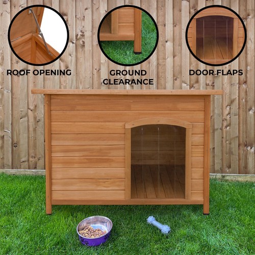 Wooden dog kennel pet house - kennel,
