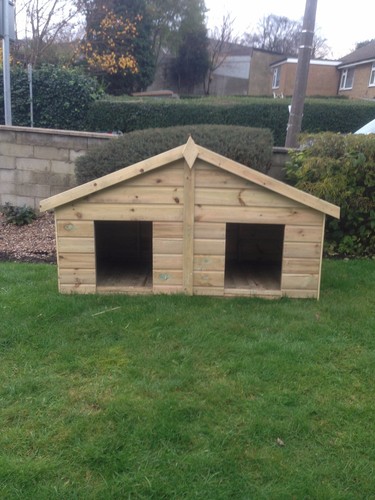 6x3 double wooden dog - 6x3,