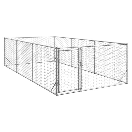 Dog kennel outdoor 2x4x1m - kennel,