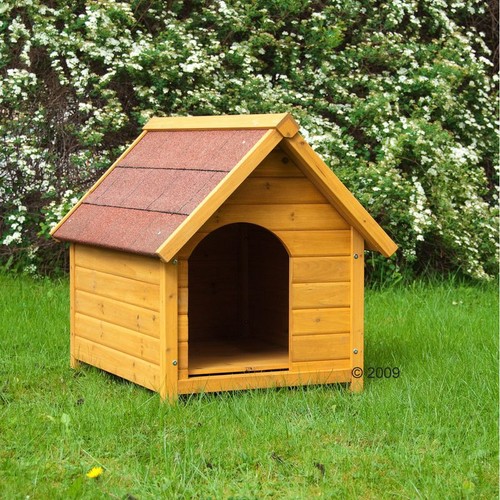 Spike classic wooden dog - wooden,