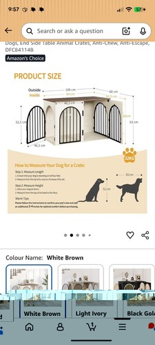 Indoor dog kennel - dog, crate
