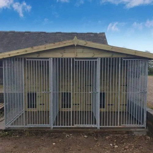 Triple dog kennel - triple,