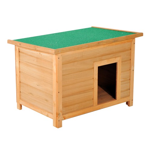82cm wooden dog kennel house - wooden,