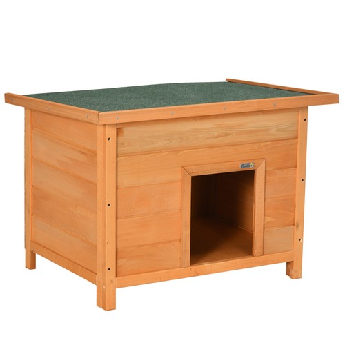 Wooden dog kennel raised house - wooden,