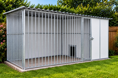 12ft 4ft dog kennel - x,