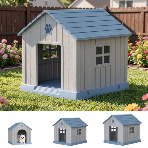 Pawhaven plastic dog house - pawhaven,