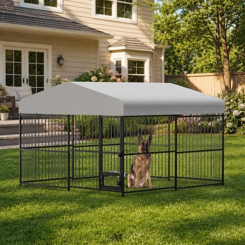 Large outdoor dog kennel - large, pet
