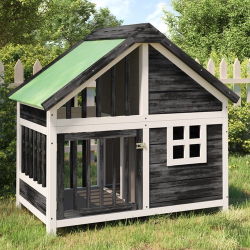 Dog kennel grey - dog, 96x60.5x87